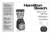 Hamilton Beach Stay or Go 52400 Mode D'emploi