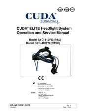 Cuda surgical ELITE SYC-410FS Manuel D'utilisation Et D'entretien