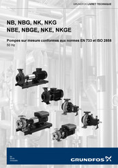 Grundfos NBG 200-150-315.1 Mode D'emploi