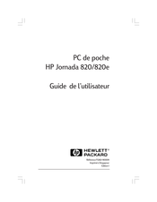 HP Jornada 820e Guide De L'utilisateur