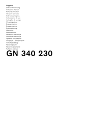 Gaggenau GN 340 23 Notice D'utilisation