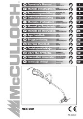 McCulloch REX 900 Manuel D'instructions