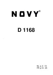 Novy D 1168 Mode D'emploi