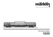 marklin 58088 Mode D'emploi