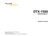 Fluke Networks DTX-1500 Mode D'emploi