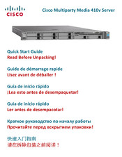 Cisco Multiparty Media 410v Guide De Démarrage Rapide