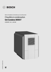 Bosch UC8000F Notice D'installation Et D'entretien