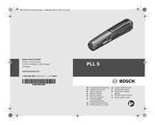 Bosch PLL 5 Notice Originale