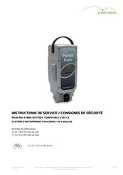 Akku Vision E-BIKE VISION GENERATION 2.0 Instructions De Service