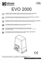Telcoma Automations EVO 2000 Mode D'emploi
