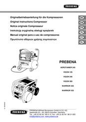 Prebena WARRIOR 435 Manuel D'utilisation