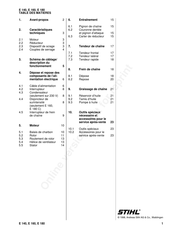 Stihl E 160 Mode D'emploi