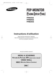 Samsung PPM42S3Q Instructions D'utilisation