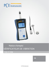 Pce Instruments PCE-VT 2700 Notice D'emploi