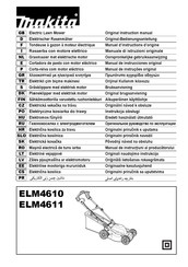 Makita ELM4611 Manuel D'instructions D'origine