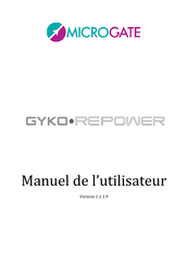 Microgate GykoRePower Manuel De L'utilisateur