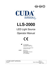 Cuda surgical LLS-2000 Manuel D'utilisation