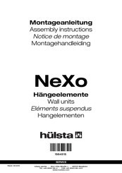 Hülsta NeXo Notice De Montage