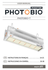 Phantom PHOTOBIO-T Manuel D'utilisation