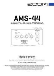 Zoom AMS-44 Mode D'emploi