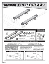 Yakima FatCat EVO 6 Instructions De Montage