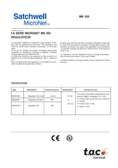 t.a.c. Satchwell MicroNet MN 350 Serie Mode D'emploi