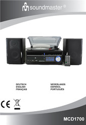 SOUNDMASTER MCD1700 Mode D'emploi