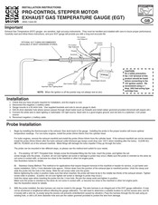 Stack ST3513 Instructions D'installation