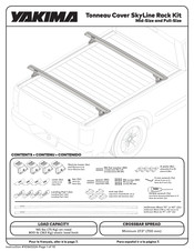 Yakima Tonneau Cover SkyLine Instructions De Montage