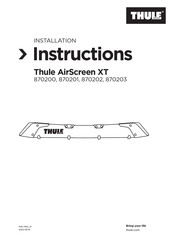 Thule 870201 Instructions