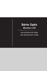 Msi Optix Serie Mode D'emploi