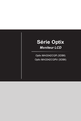 MSI Optix MAG342CQRV Mode D'emploi