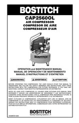 Bostitch CAP2560OL Manuel D'instructions Et D'entretien