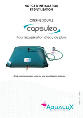 AQUALUX Capsuleo 105804 Notice D'installation Et D'utilisation