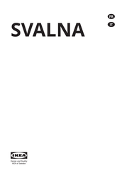 IKEA SVALNA Mode D'emploi