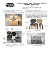 Outdoor Leisure TD101A TD103A Instructions D'assemblage