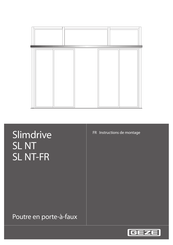 GEZE Slimdrive SL NT-FR Instructions De Montage