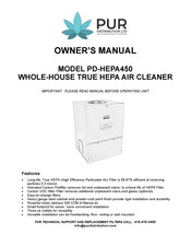 PUR PD-HEPA450 Manuel D'utilisation