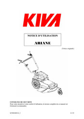 Kiva ARIANE Notice D'utilisation