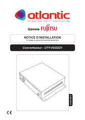 Fujitsu UTY-VGGXZ1 Notice D'installation