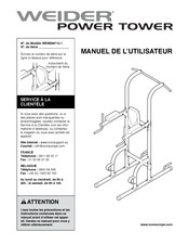 Weider POWER TOWER Manuel De L'utilisateur