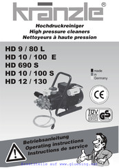 Kränzle HD 690 S Instructions De Service