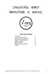 Zorg Effects Zorgverdrive Mosfet Instructions De Montage