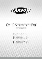 Carson CV-10 Stormracer Pro Mode D'emploi