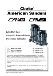 Clarke American Sanders CAV8 Notice D'utilisation