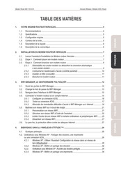 Hercules Wireless G Modem ADSL Router Mode D'emploi