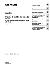 Siemens SIMATIC PCS 7 Mode D'emploi