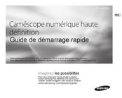 Samsung VP-HMX20C Guide De Démarrage Rapide