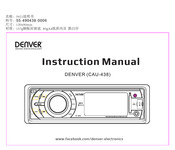 Denver CAU-438 Guide De Démarrage Rapide