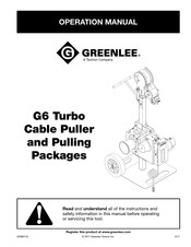 Textron Company Greenlee G6 Turbo Mode D'emploi